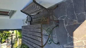 Gartengarnitur Antik. Gusseisen Bild 2