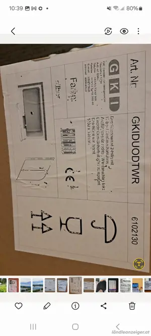 Duschwand für Badewanne Bild 3