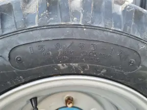Achse mit Räder