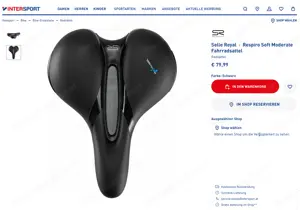 Fahrradsattel (Selle Royal Respiro Soft Moderate) Bild 5
