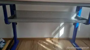 Schreibtische Tisch höhenverstellbar kippbar mit Ablage Kindertisch Bild 2