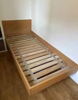 Einzelbett Vollholz Buche 90 200 Bild 3