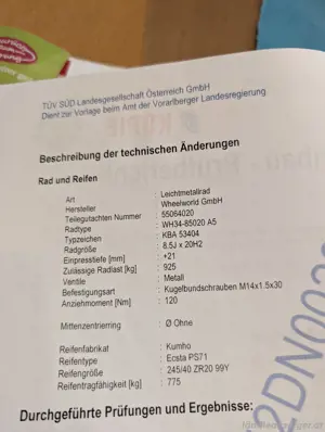 Audi A8 20 Zoll Felgen mit Kumho Reifen Bild 2