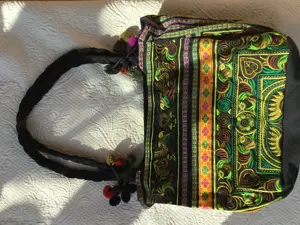 Tasche grün und blau Bild 2