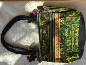 Tasche grün und blau Bild 3