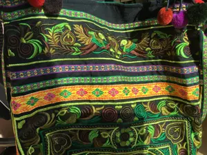 Tasche grün und blau Bild 5