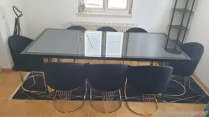 Esstisch mit 8 Stühlen Bild 2