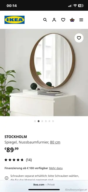 Ikea Design Spiegel