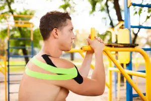 Professionelles Kinesio Taping für Schmerzlinderung und Stabilität