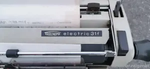 Elektrische Schreibmaschine Triumph electric31f