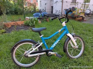 Kinderfahrrad woom3 automagic 16 zoll blau