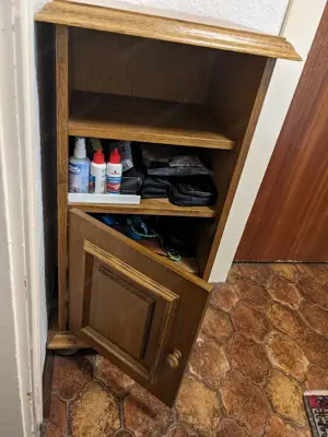 kleines Eckkästchen Eiche Bild 2