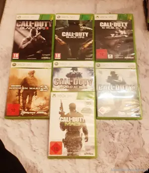 XBOX360 Call of duty Pack  alle spiele für 30 Eur 