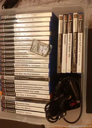 Playstation 2 konsole  mit Spiele Bild 3