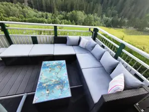 Eck Lounge Rattan Outdoor  Bild 4