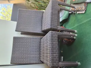 4 Stück. Rattan Gartenstühle