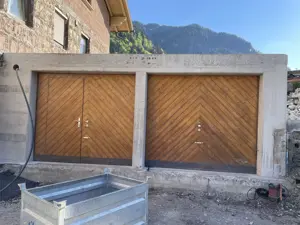 Kipptore für Doppelgarage