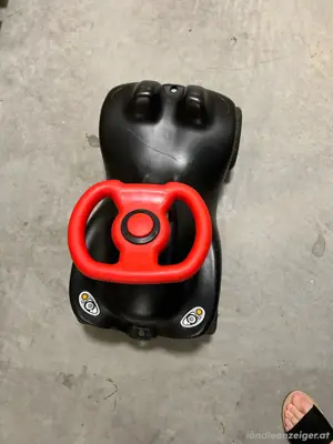 Bobbycar schwarz rot