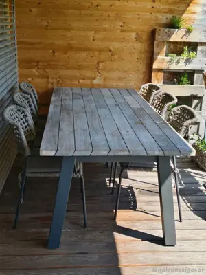 Gartentisch inkl. Stühle Bild 4