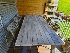 Gartentisch inkl. Stühle Bild 2