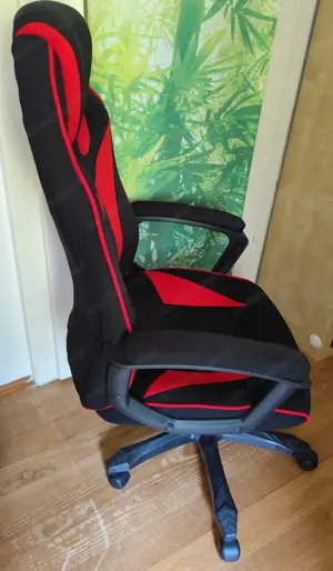 Gaming Stuhl rot schwarz 
