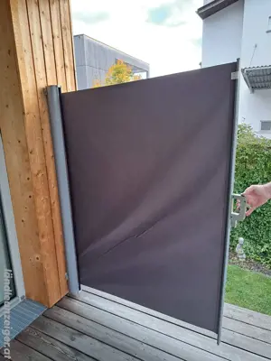 seitliche Markise