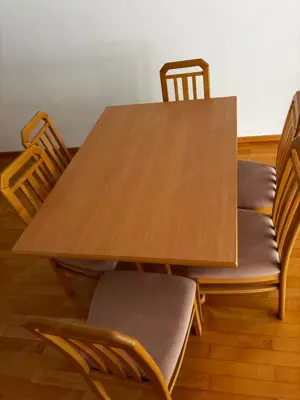 Esstisch mit 6 Stühlen