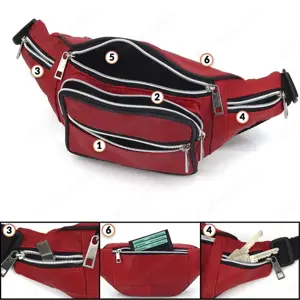 Unisex Gürteltaschen, Echt Leder Bild 4