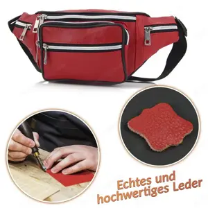 Unisex Gürteltaschen, Echt Leder Bild 6