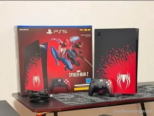 PlayStation 5 Sony PS5 spider man 2 mit verpakung und controller 