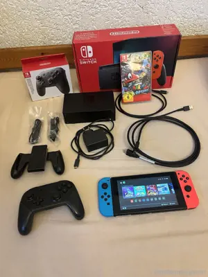 Nintendo switch spielkonsole mit super Mario odyssey 