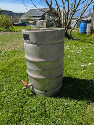Edelstahl Druckfass 50l