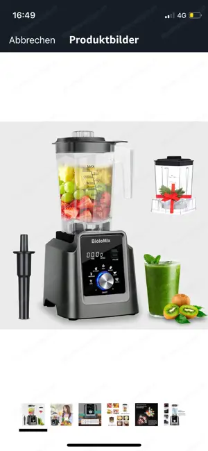 BioloMix Hochleistungsmixer, wie neu