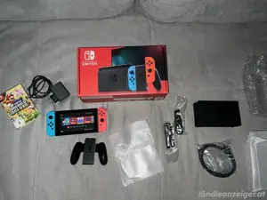 Nintendo switch mit super Mario bros U Deluxe  Bild 3
