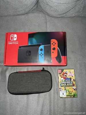 Nintendo switch mit super Mario bros U Deluxe 