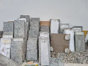 Granitplatten geschnitten, wunderschön, für Terrasse oder Sitzplatz  Bild 2