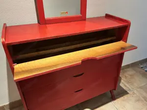 Schuhkästle mit Spiegel, 50er Jahre Bild 2