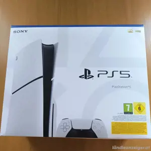 PlayStation PS5 slim mit 3 videospiel und rechung  versiegelt, nie benutzt Bild 3
