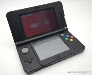 Nintendo 3DS XL spielkonsole mit videospiel 