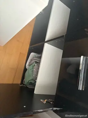 Kommode hochglanz schwarz Bild 3