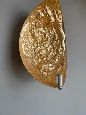 2x Wandleuchte Stchu-Moon von Catellani & Smith in Gold