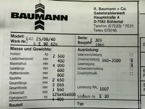 Seitenstapler Baumann Bild 4