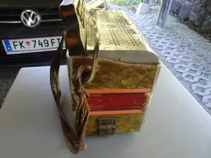 Steirische Harmonika  ERZ. Klagenfurt Musikinstrument Musik Instrument Rudolf Novak 