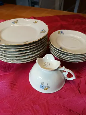Sehr schönes, altes, Kaffee service von  "Zeh Scherzer"