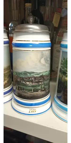 Bier - Sammelkrüge mit Zinndeckel Bild 7