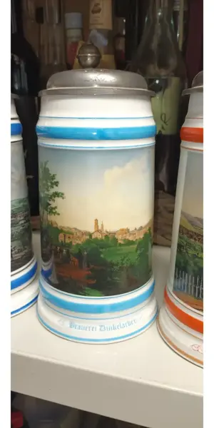 Bier - Sammelkrüge mit Zinndeckel Bild 6