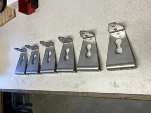 Dachträger Edelstahl Airline-Fitting Träger Konsole 6x Bild 4