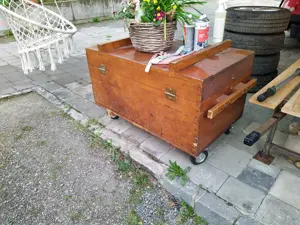 Holzkiste Kiste Tisch Truhe 