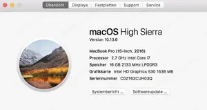 Apple MacBook Pro 2016 Retina | 15.4" | Touch Bar Bild 3