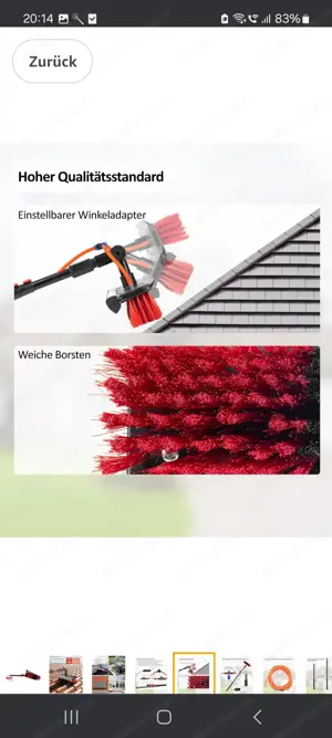Teleskop Reinigungsbürste Bild 2